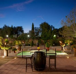 La cena criminal Valencia Jardines La Cartuja terraza